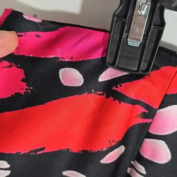 {Milly} Fion Graphic Butterfly Bias Cut Satin Skirt - Picture 14 of 17